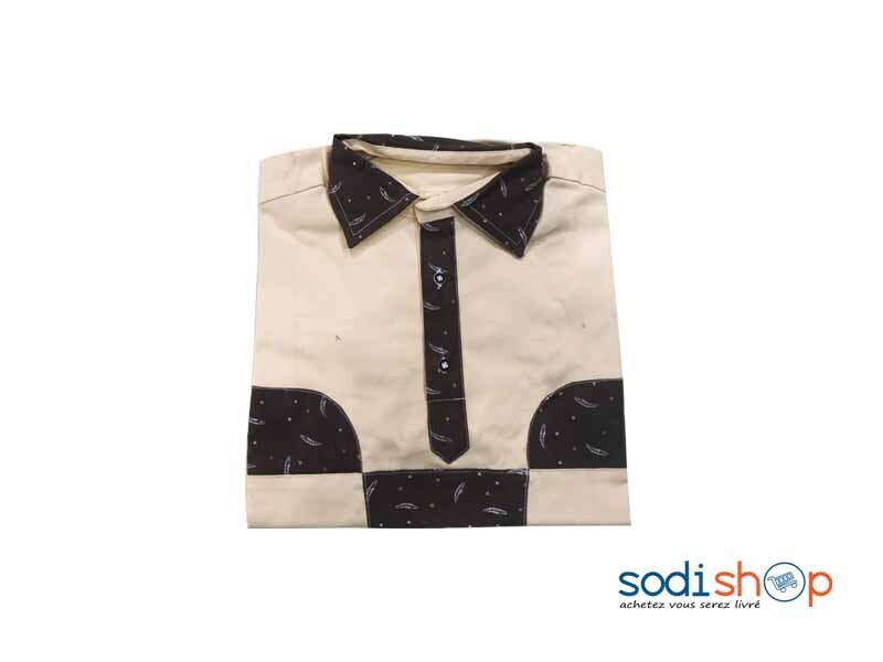 Chemise Mode Africaine à Col Classique en Coton XL MKS00133