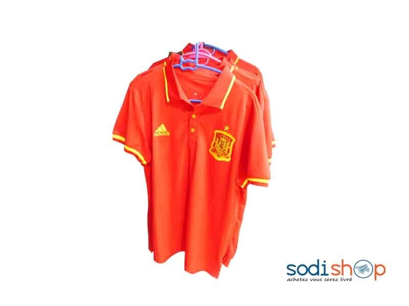 Maillot Supporteur Rouge et Jaune Adidas Lacoste SS0015