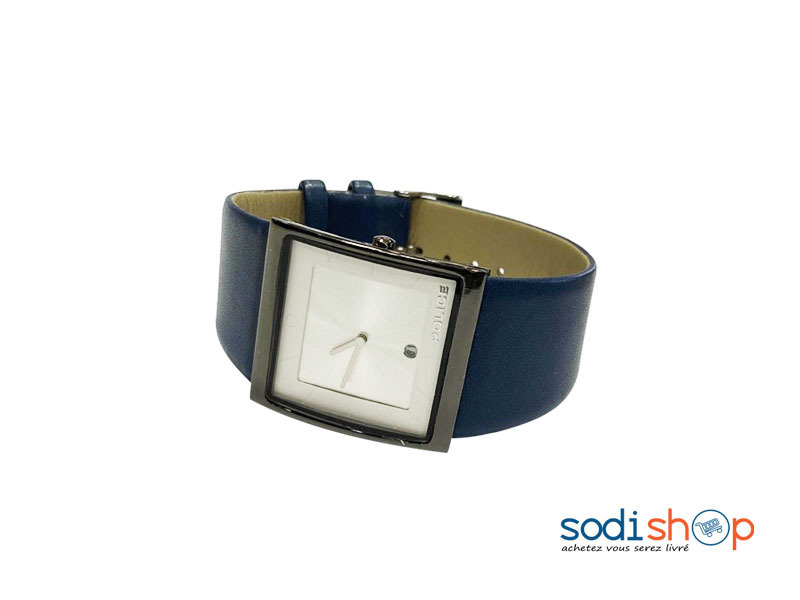 Montre-Bracelet Pour Femme en Acier et Simili Couleur Bleu DI0026