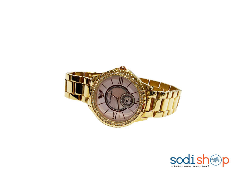 Montre Femme Emporio Armanie Couleur Doré DI0026