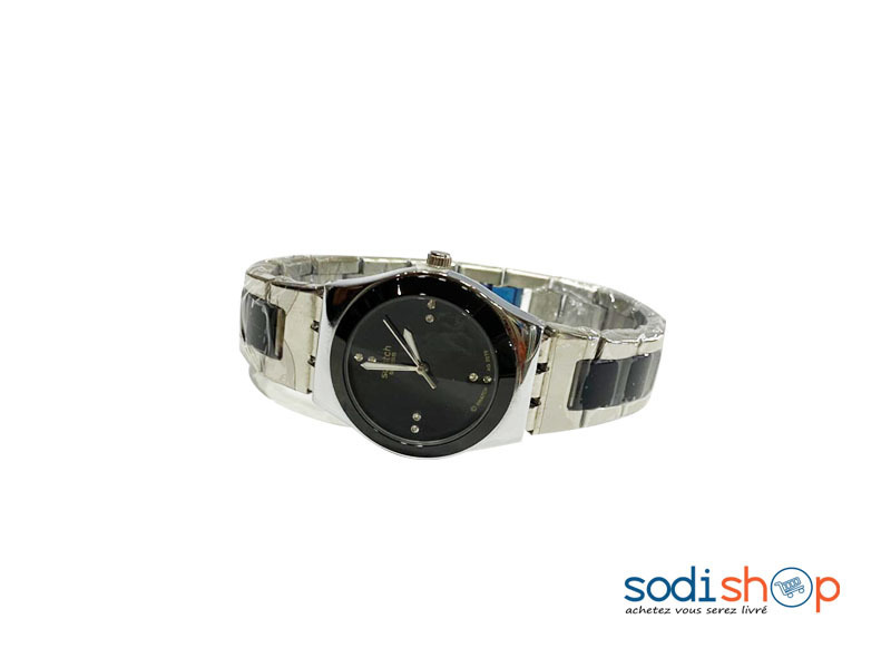 Montre Femme Marque Swatch en Acier Bracelet en Maille DI0026