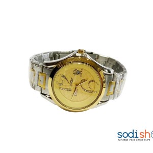 Montre Femme Rolex Couleur Argent et Doré en Acier DI0026