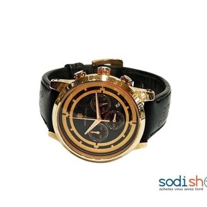 Montre Mont Blanc Bracelet en Synthétique Couleur Noir DI0026