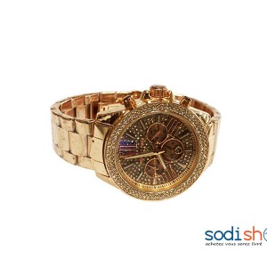 Montre Pour Homme En Acier Inoxydable Couleur Bronze DI0026