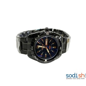 Montre Pour Homme En Acier Inoxydable Noir DI0026
