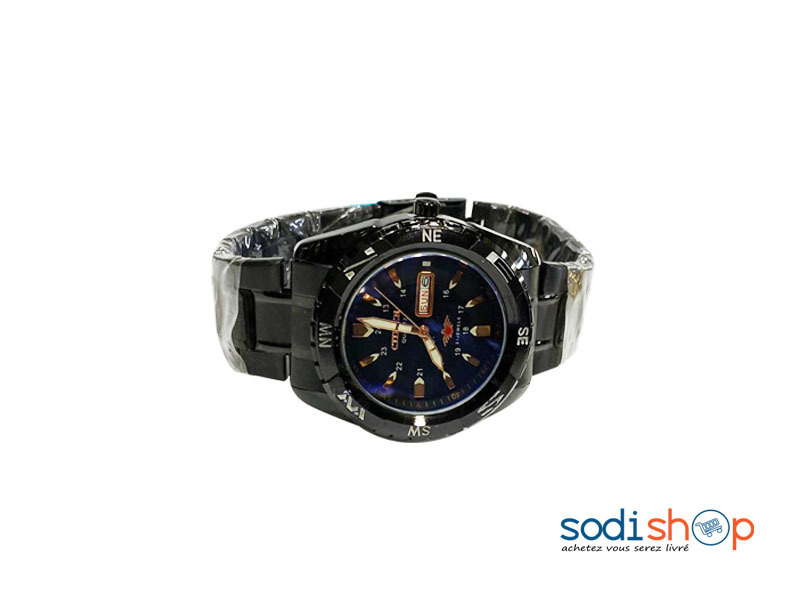 Montre Pour Homme En Acier Inoxydable Noir DI0026