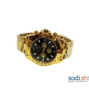 Montre Pour Homme Rolex Couleur Doré en Acier DI0026