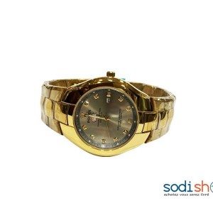 Montre Pour Homme Rolex Couleur Doré en Acier DI0026