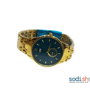 Montre Pour Homme en Acier Couleur Doré DI0026