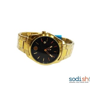 Montre Pour Homme en Acier Inoxydable Couleur Doré DI0026