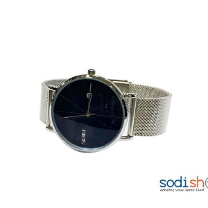 Montre Pour Homme et Femme En Acier Couleur Argent DI0026