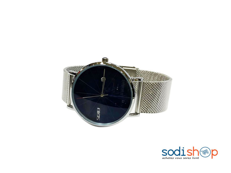 Montre Pour Homme et Femme En Acier Couleur Argent DI0026