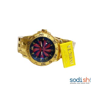 Montre Invicta Résistance Optimale  - Couleur Doré Pour Homme DI0026