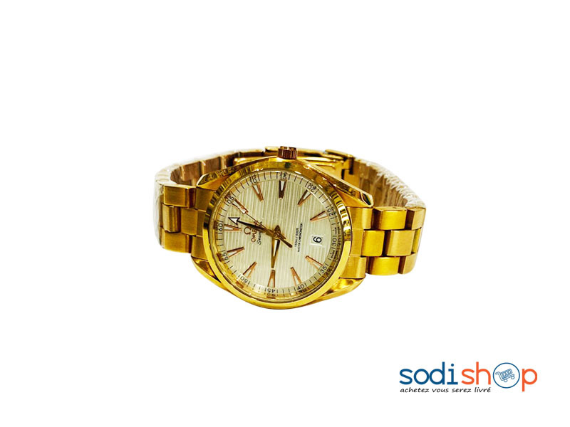 Omega Seamaster Montre Homme Design Stylé - Couleur Or DI0026