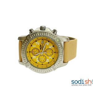 Montre Breitling Couleur Jaune - Indicateur de Date Pour Homme DI0026