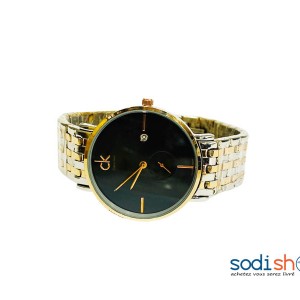 Calvin Klein Montre Homme - Haute Qualité Couleur Argent et Noir DI0026