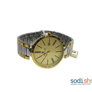 Montre Loncar Indicateur de Date - Couleur Or et Argent DI0026