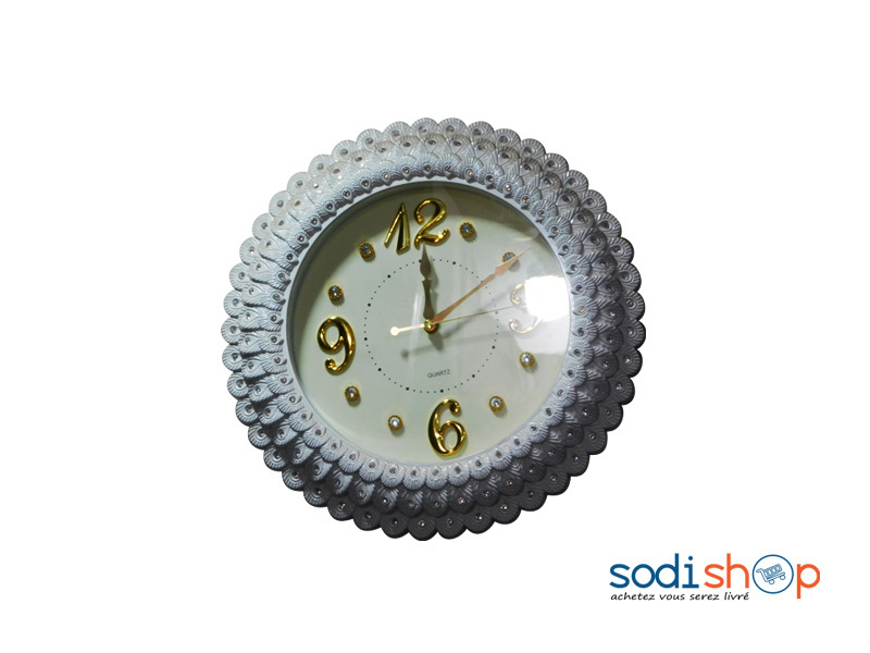 Horloge Murale à Quartz Analogique - Joli Design 25Cm AL0055