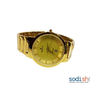 Montre Superior Couleur Doré - Indicateur de Date Pour Homme DI0026