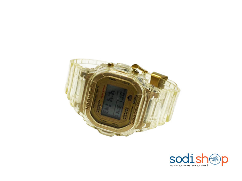 Montre Casio Cadran Digital G-Shock - Bracelet Transparent DI0026