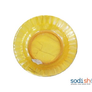 Assiette en Verre Transparente 30cm - Forme Ronde Ustensile de Cuisine IR00137
