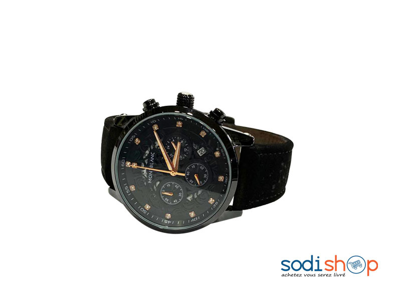 Montre MONTBLANC - Haute Qualité Indicateur de Date Couleur Noir Pour Homme DI0026