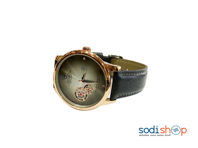 Montre Rolex - Accessoire Élégant Couleur Noir et Or DI0026