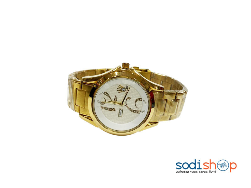 Montre Rolex - Indicateur de Date Bracelet à Maillons Couleur Or Pour Homme DI0026