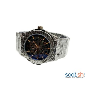 Montre Hublot - Haute Qualité Indicateur de Date Couleur Argent Pour Homme DI0026
