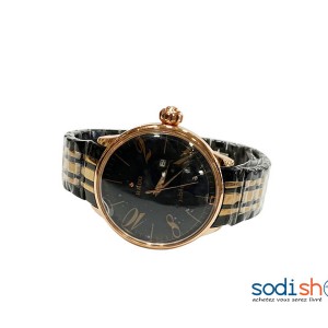Montre Rado - Cadran Analogique avec Date Couleur Noir et Marron Pour Homme DI0026