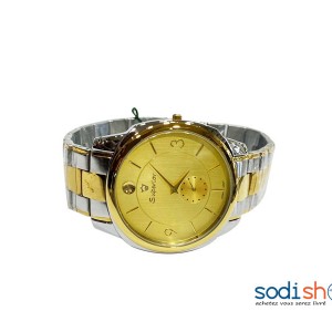 Montre Homme Superior - Bracelet en Acier Inoxydable Couleur Argent et Or DI0026