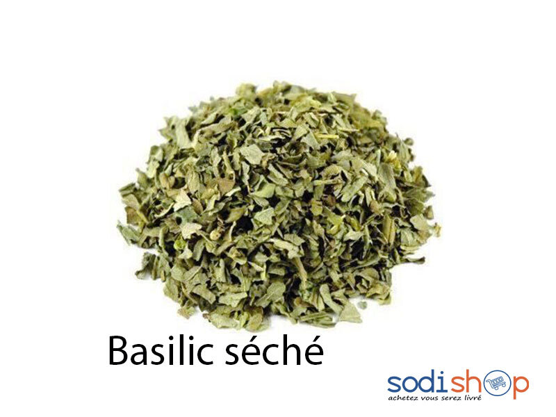 Basilic Séché 1kg - Herbe Aromatique Assaisonnement Épice en Sachet LE00142