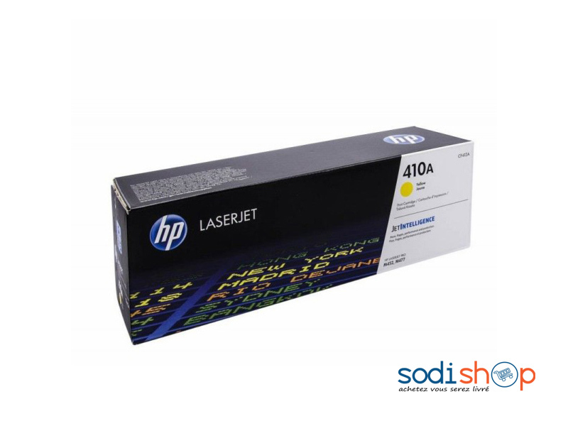 Cartouche d'Encre Laser Jet HP 410A Couleur Jaune MM00137