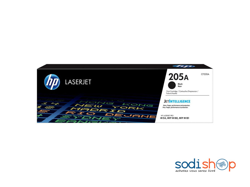 Cartouche d'encre Laser Jet HP 205A Couleur Noire MM00137
