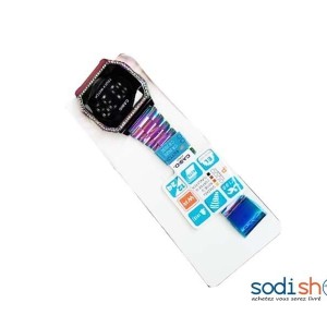 Montre Casio Couleur Argent et Viollet en Acier Inoxydable - MP00145