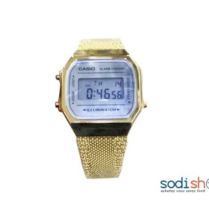 Montre Casio en Acier Inoxydable Couleur Dorée - MP00145