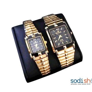 Montre en Acier Inoxydable  Rosstar Pour Couple - MP00145