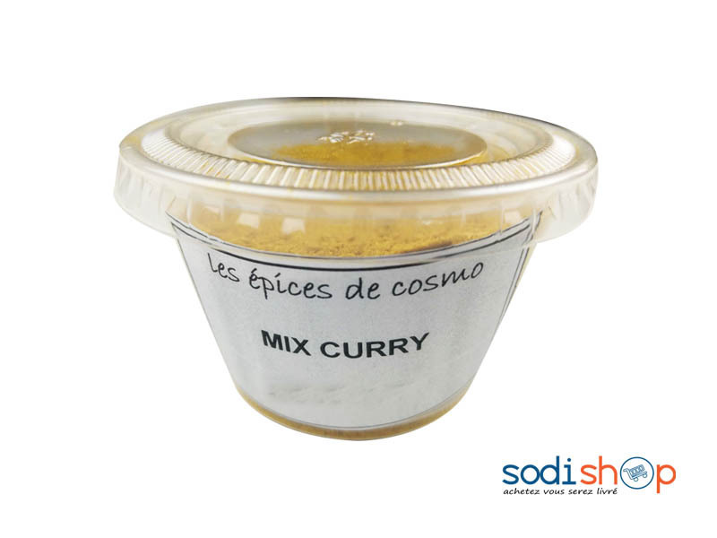 Petit Pot de Mix Curry Epice de Cosmo en Poudre CE00146