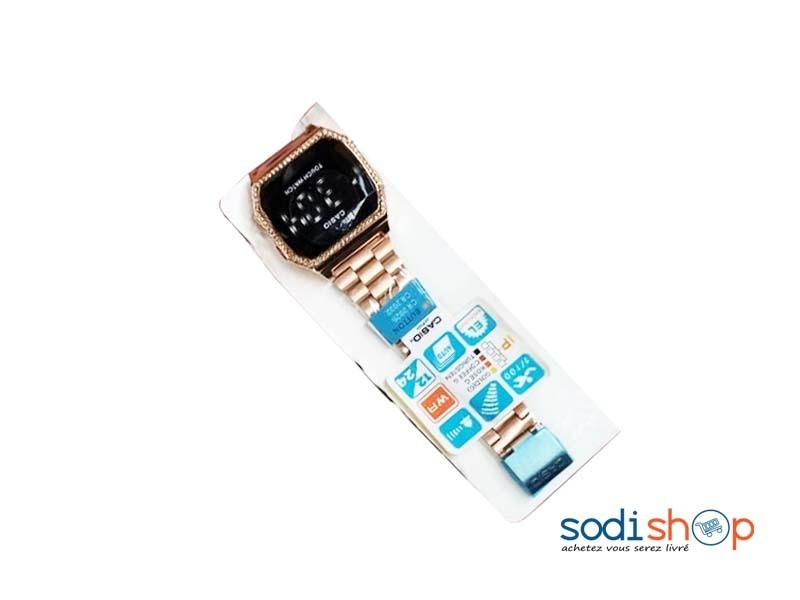 Montre Casio Cadran Tactile - Couleur Noir et Bronze MP00145