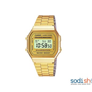Montre Casio - Résistant à l’Eau Alarme Chrono Couleur Or Pour Homme MP00145