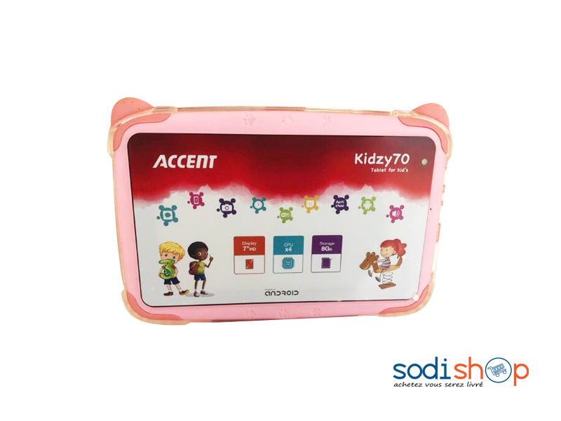 Tablette Éducative Kidzy Accent 70 - Ecran 7 Pouces 8Go 512MB Ram AC00143 – Image 2