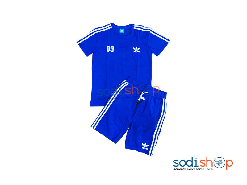 Ensemble Maillot Complet Adidas Couleur Bleue AY00145