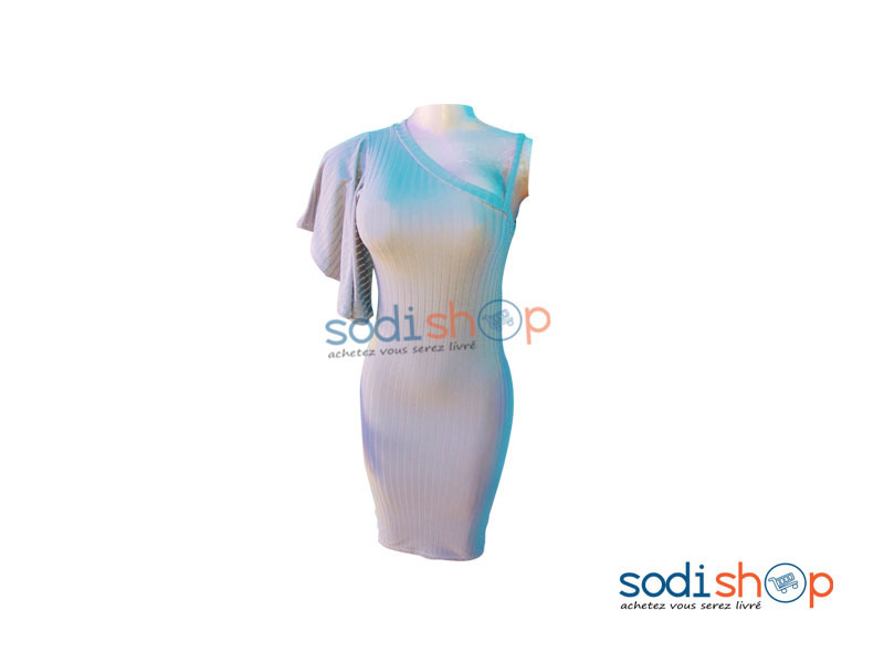 Mini Robe de Soirée Courte Epaule Asymétrique NY00136