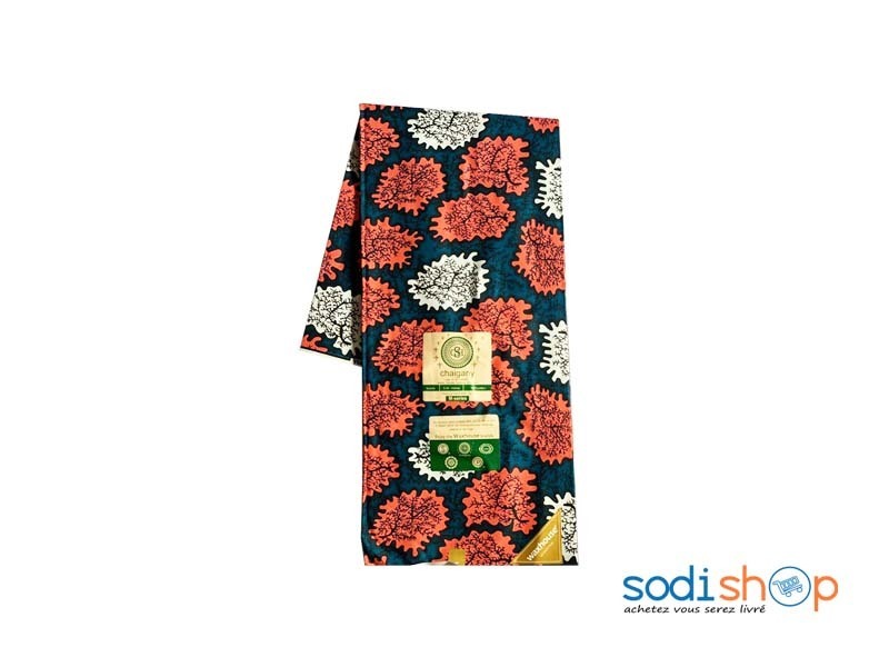 Wax Chigany à Motif Imprimé Multicolore 6 Yards OM00121