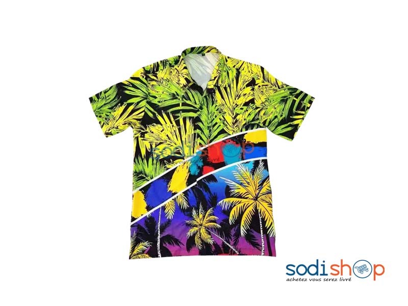 Chemise Hawaïenne Multicolore - Habit Pour Homme BK0096