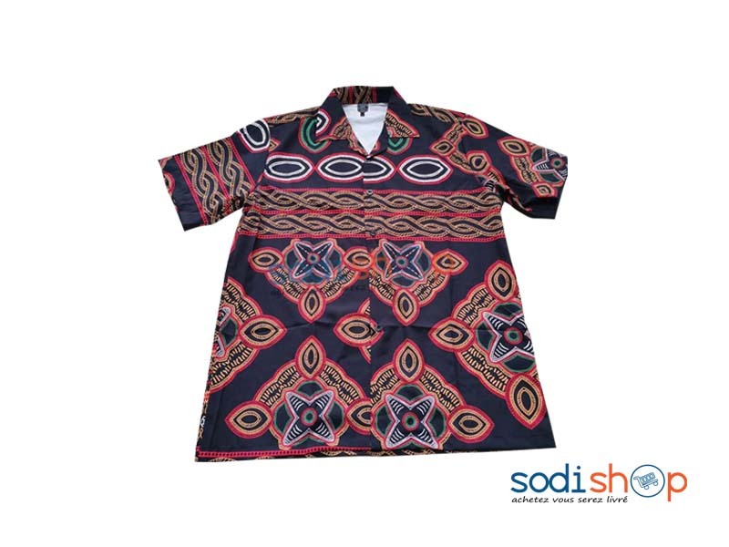 Chemise Pour Homme - Motif Stylé Haute Qualité Multicolore BK0096