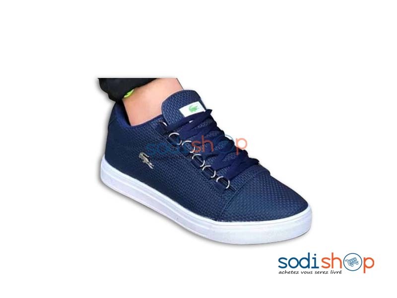 Basket Lacoste - Chaussure Tendance Couleur Bleu et Blanc KO00124