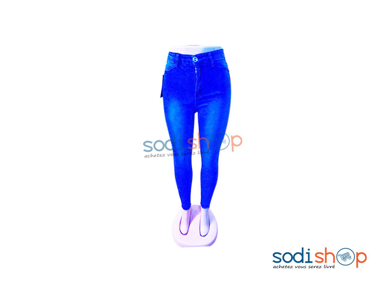 Pantalon Pour Femme Couleur Bleu et Blanc - Jean Moulant NY00136