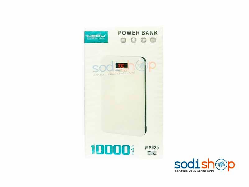 Chargeur Power Bank HEPU MP925 10.000 mAh - Ultra Rapide Indicateur de Charge ZM0090 – Image 5