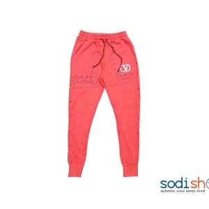 Pantalon Jogging Couleur Rouge - Coton Haute Qualité BK0096